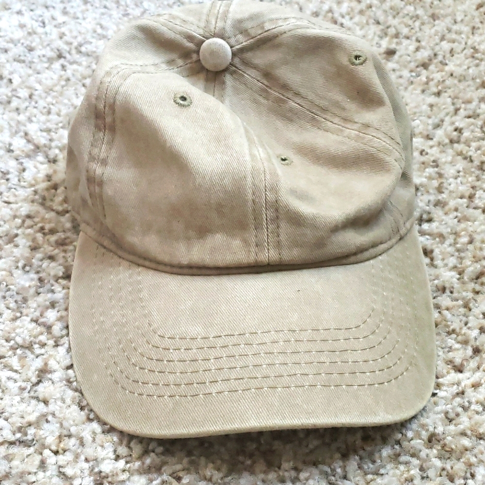 Olive denim hat